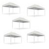 4,5x15 meter Easy Up Partytent (Wit)